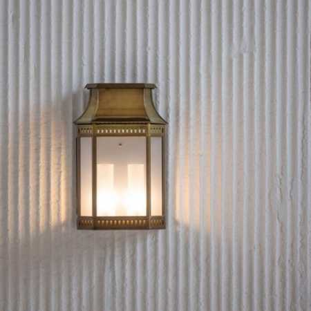 Außenwandlampe grün antik